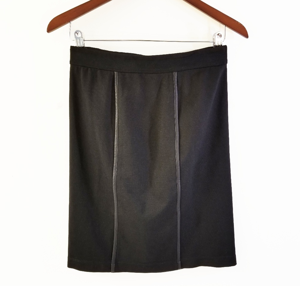 Max Studio Faux Leather Stretch Skirt Sz Small